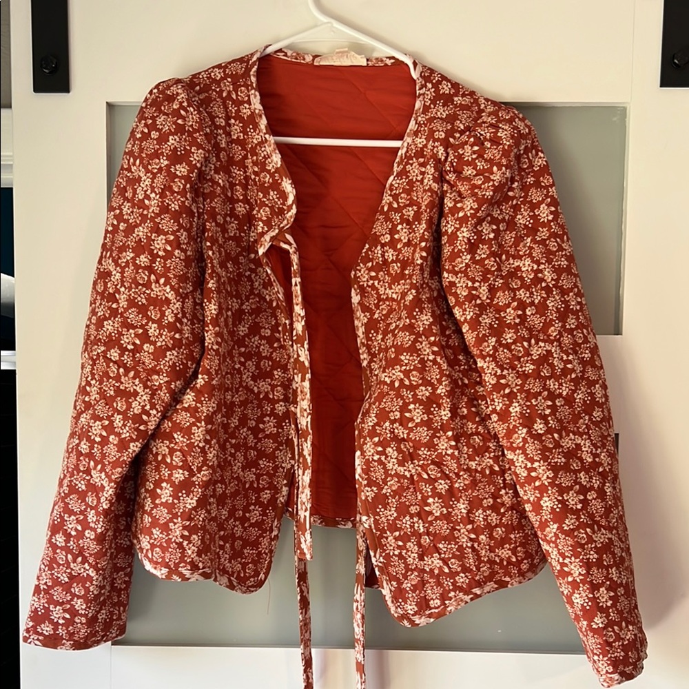 Meadows Quilted Tie Jacket